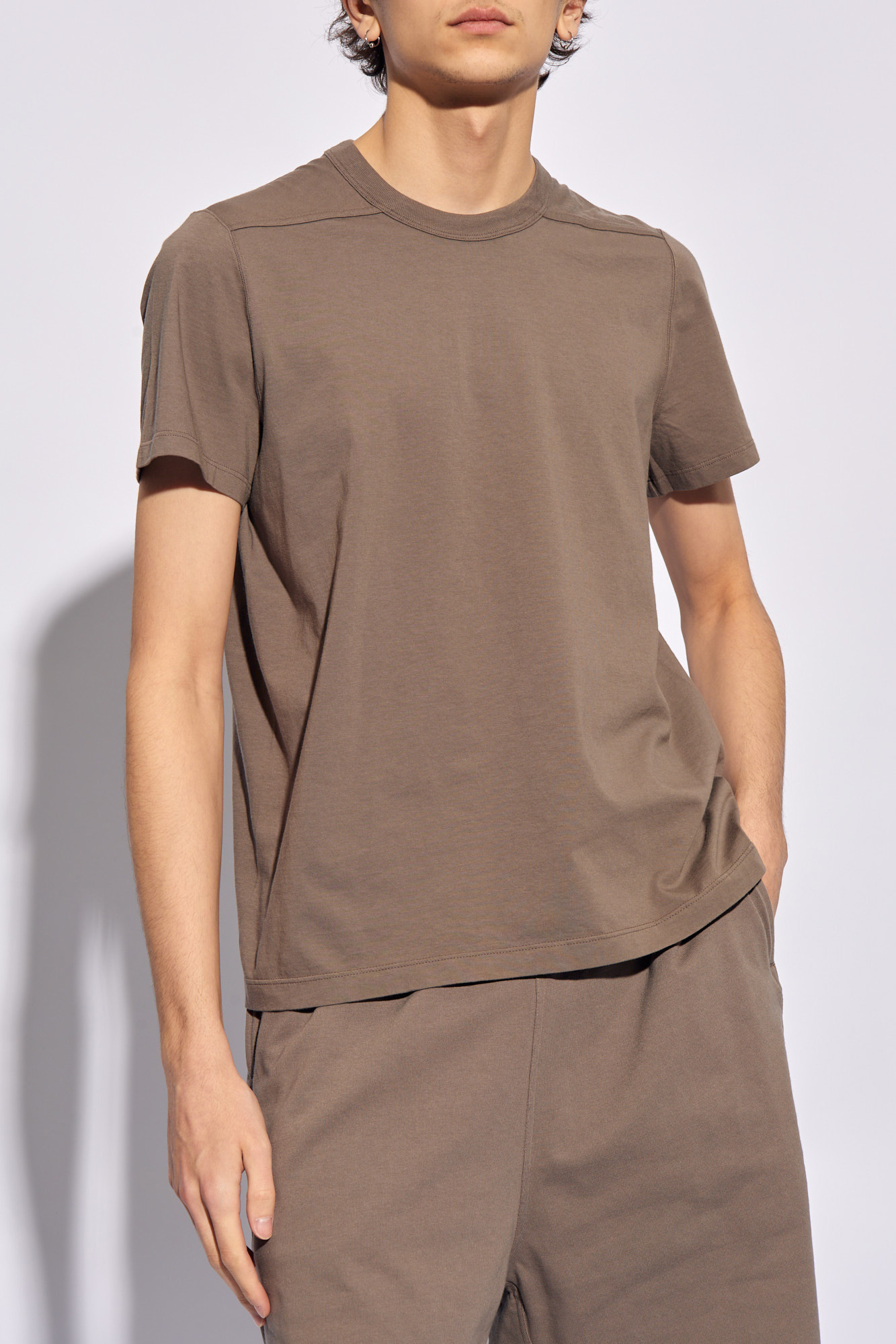 RICK OWENS CREWNECK SHORT SLEEVE TEE